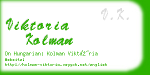 viktoria kolman business card